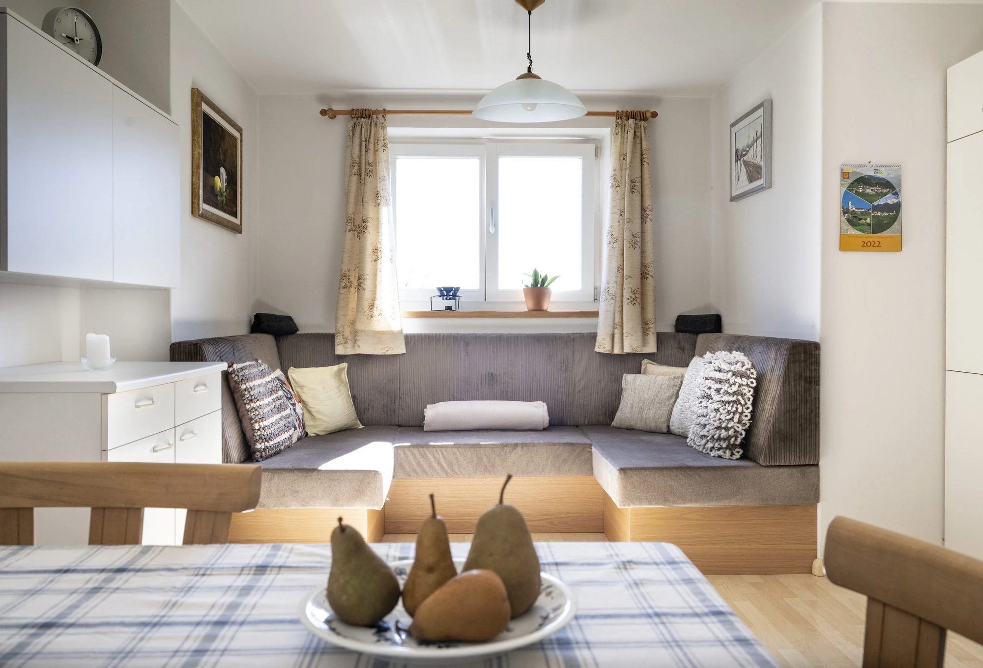 Bright, homelike living area